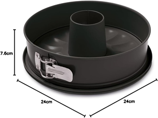 Guardini Gardenia Çift Taban Borulu Kek Kalıbı 24 Cm 