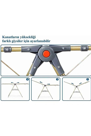 Harbinger MM041 Apex Gold Çamaşır Kurutma Askısı 