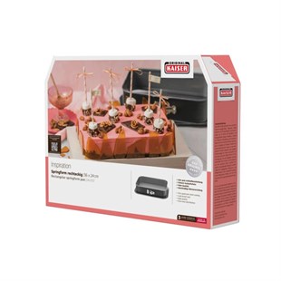 Kaiser Inspiration Plus Kelepçeli Dikdörtgen Kek Kalıbı 35x24 Cm 