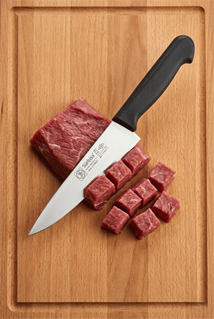 Kasap Bıçağı Şef Aşçı Et Biftek Doğrama Bıçağı Pimsiz Sap Sürmene Bıçak Sürbisa 61126 