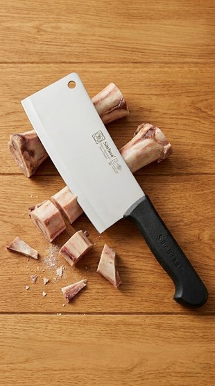 Kasap Kurban Kemik Et Doğrama Sıyırma Kesme Satırı 31 Cm Sürmene Satır Bıçağı Çelik Sürbisa 61723 