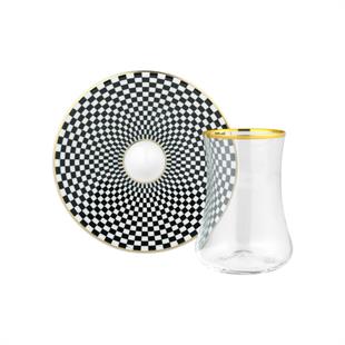 Koleksiyon Dervish Dama 6 Kişilik 12 Parça Çay Seti 44173 