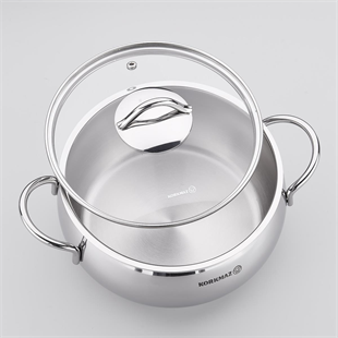 Korkmaz A1076 Tombik Tencere 26x12 Cm 7,1 Litre 