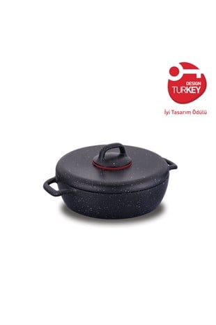 Korkmaz A1354 Gusto Plus Kısa Tencere 24 x 6,5 