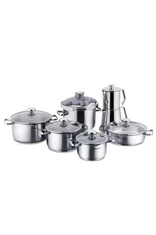 Korkmaz A1766 Aqua 14 Parça Hiper Set 