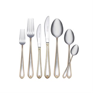 Korkmaz A2517 Dilruba Gold 84 Parça Çatal Kaşık Bıçak Seti 