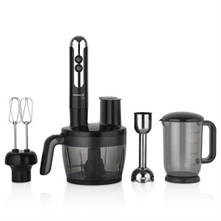 Korkmaz A457-06 Mia Multi Blender Set Siyah/Krom 