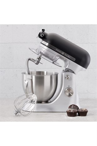 Korkmaz A470-01 Pro Mix Siyah/Satin Stand Mikser 