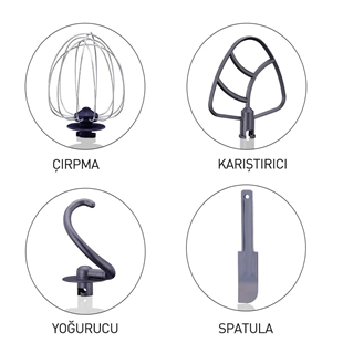 Korkmaz A470-03 Pro Mix Kırmızı Stand Mikser 