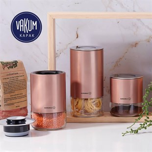 Korkmaz A5520-2 Stora Plus 3Lü Saklama Seti Rosegold 