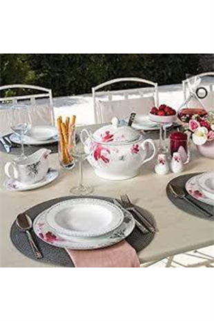 Korkmaz A8020 Bianca Collection 86 Parça Porselen Yemek Takımı 