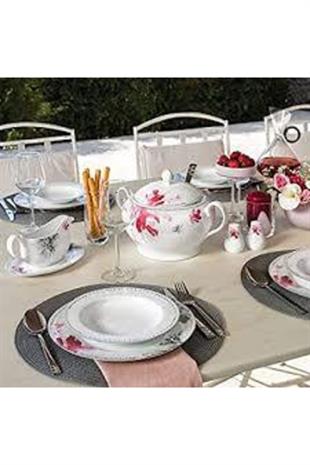 Korkmaz A8020 Bianca Collection 86 Parça Porselen Yemek Takımı 