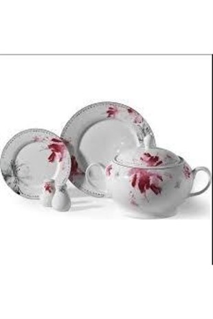 Korkmaz A8020 Bianca Collection 86 Parça Porselen Yemek Takımı 