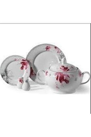 Korkmaz A8020 Bianca Collection 86 Parça Porselen Yemek Takımı 