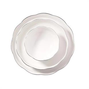 Korkmaz A8161 Manolya Collection 60 Parça Porselen Yemek Takımı 