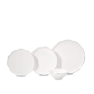 Korkmaz A8161 Manolya Collection 60 Parça Porselen Yemek Takımı 