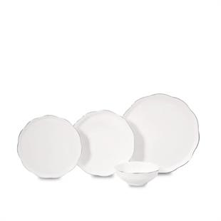 Korkmaz A8161 Manolya Collection 60 Parça Porselen Yemek Takımı 