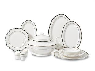 Korkmaz A8240 Eliza Collection 60 Parça Yuvarlak Yemek Takımı 