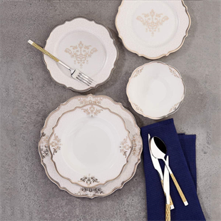 Korkmaz A8243 Eliza Collection 60 Parça Yemek Takımı 