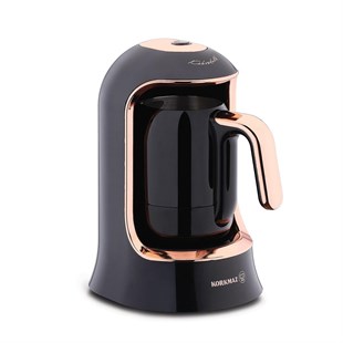 Korkmaz A860-09 Kahvekolik Deluxe Kahve Makinesi Siyah/Rosagold 