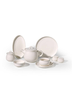 Korkmaz A8706 Aşiyan Collection 30 Parça Porselen Kahvaltı Takımı 