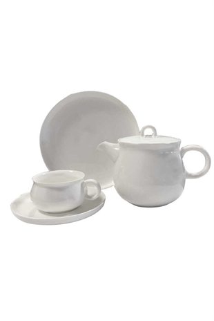 Korkmaz A8706 Aşiyan Collection 30 Parça Porselen Kahvaltı Takımı 