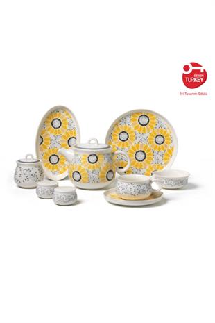 Korkmaz A8708 Aşiyan Collection 30 Parça Porselen Kahvaltı Takımı 