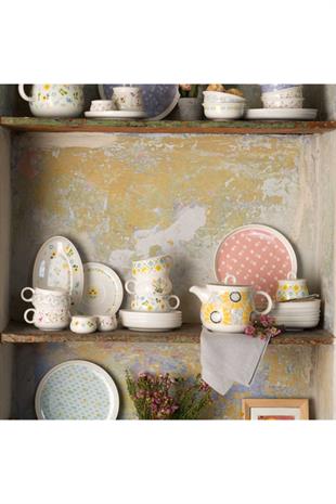 Korkmaz A8708 Aşiyan Collection 30 Parça Porselen Kahvaltı Takımı 