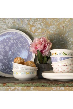 Korkmaz A8722 Aşiyan Collection 30 Parça Porselen Kahvaltı Takımı 