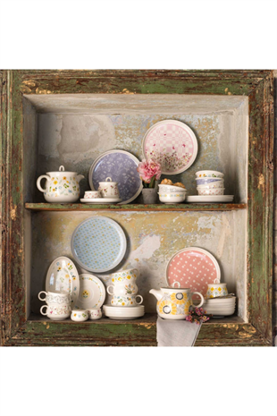 Korkmaz A8722 Aşiyan Collection 30 Parça Porselen Kahvaltı Takımı 