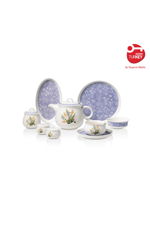 Korkmaz A8722 Aşiyan Collection 30 Parça Porselen Kahvaltı Takımı 