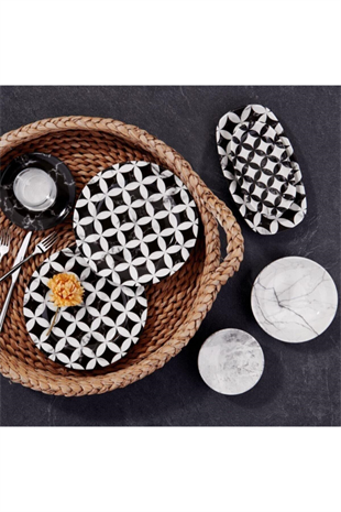 Korkmaz A8744 Doğa Collection 26 Parça Porselen Kahvaltı Takımı 