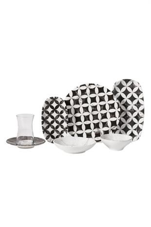 Korkmaz A8744 Doğa Collection 26 Parça Porselen Kahvaltı Takımı 