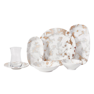 Korkmaz A8745 Doğa Collection 26 Parça Kahvaltı Takımı 