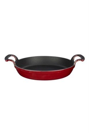 Lava Demir Döküm Yumurta Sahanı 24 Cm Kırmızı LV Y TV 24 SHNR 