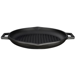 Lava Demir Döküm Yuvarlak Izgara Grill Tava 30 Cm Eco Gt 30 T5 