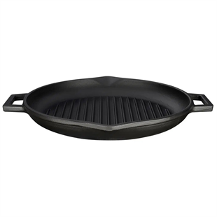 Lava Demir Döküm Yuvarlak Izgara Grill Tava 30 Cm Eco Gt 30 T5 