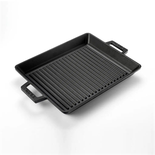 Lava Izgara Grill Demir Döküm Tava 26x32 Metal Kulplu LV ECO GT 2632 T3 