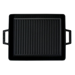 Lava Izgara Grill Demir Döküm Tava 26x32 Metal Kulplu LV ECO GT 2632 T3 