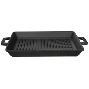 Lava Izgara Grill Demir Döküm Tava 26x32 Metal Kulplu LV ECO GT 2632 T3 