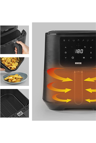 Leggno N8werk Ds05050 Hot Aır Fryer 5,5 Litre 