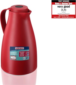 Leifheit Harmonic Termos 1 Litre Kırmızı Lfh28543 