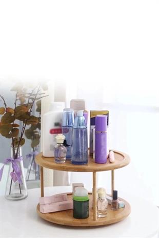 Mien Bambu 2 Katlı Döner Sunumluk Mien-426 