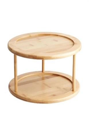 Mien Bambu 2 Katlı Döner Sunumluk Mien-426 