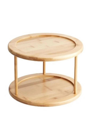 Mien Bambu 2 Katlı Döner Sunumluk Mien-426 