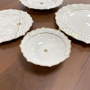 Mien Elizabeth London 24 Parça Florence Porselen Yemek Takımı EL23A079 