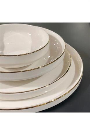 Mikasa Moor Gold Modern Altın 24 Parça Yemek Takımı Seti 