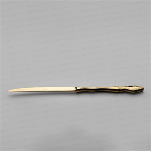 Nehir Adriana Titanium Altın 89 Parça Gold Çatal Kaşık Bıçak Takımı 