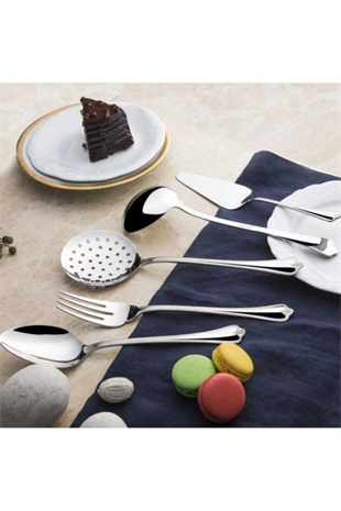 Nehir Fulya 5 Parça Sade Servis Takımı 