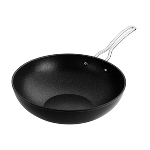 Nehir Galaxy Titanium Siyah Wok Tava 28 Cm 